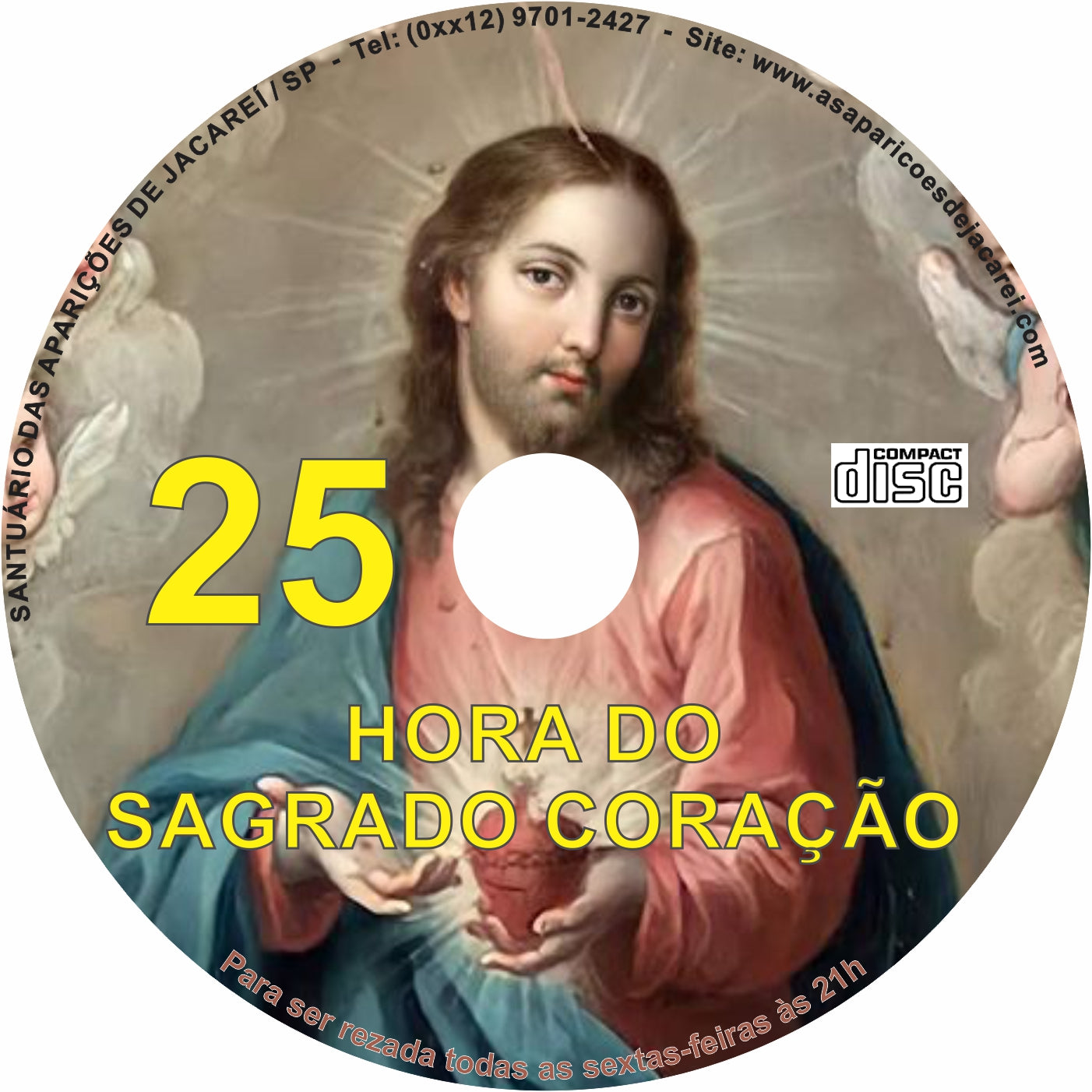 CD Hora do Sagrado Coração 25 CD Hora do Sagrado Coração 25
